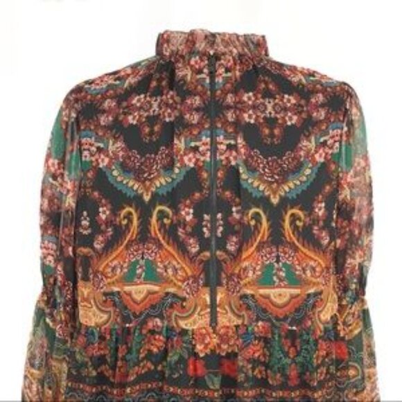 Alice And Olivia Dress Marcella Spellsbound Paisley mini - Picture 8 of 15